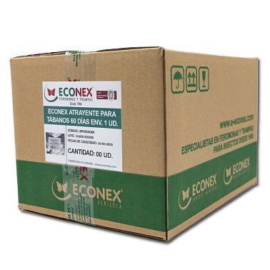 Caja con 400 unidades de ECONEX ATRAYENTE PARA TÁBANOS